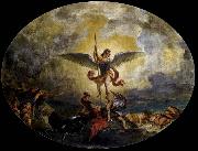 Eugene Delacroix St Michael defeats the Devil china oil painting reproduction